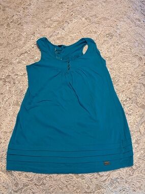 Buffalo David Bitton/Pre-loved Teal Scoop Neck Tank Size M/M